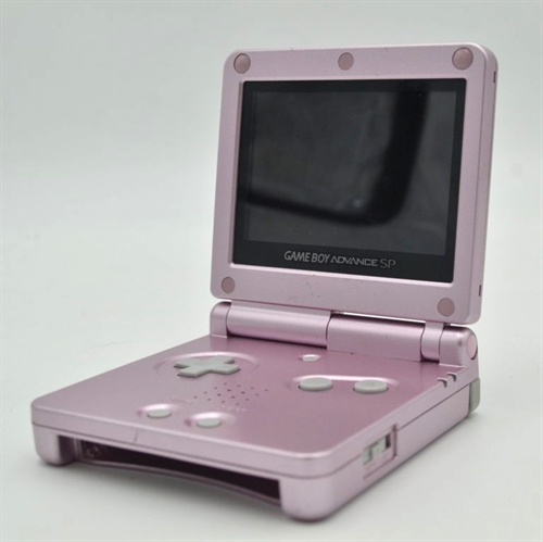 Gameboy Advance SP - Model AGS-101 - Pearl Pink - Konsol - SNR EPIC-CP-0006 (B Grade) (Genbrug)